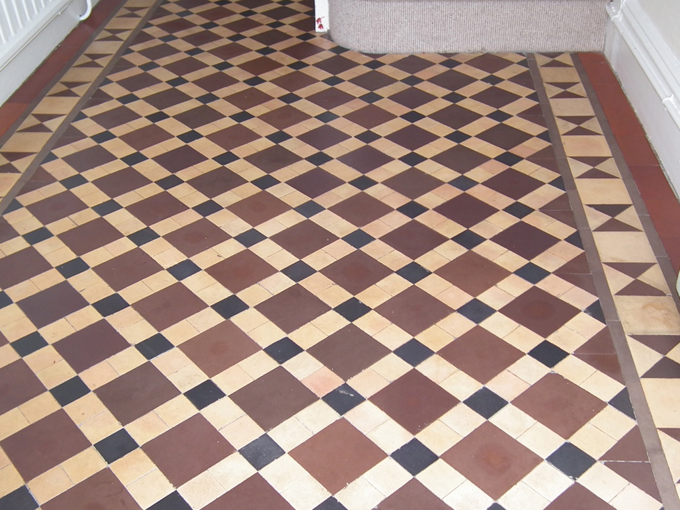 Mosaic Floor Tile Extensions to Existing Installations